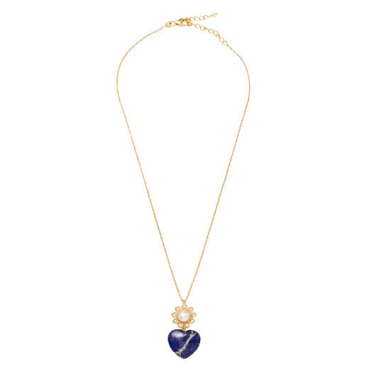 Lapis heart-shaped necklace by Carousel Jewels
